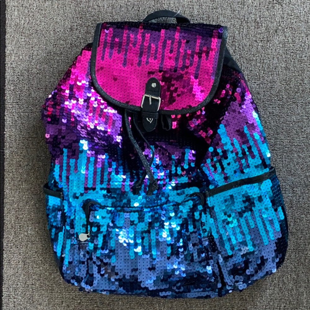 Justice Sequin  Backpack